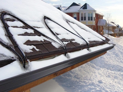 Как защитить крышу от снега 